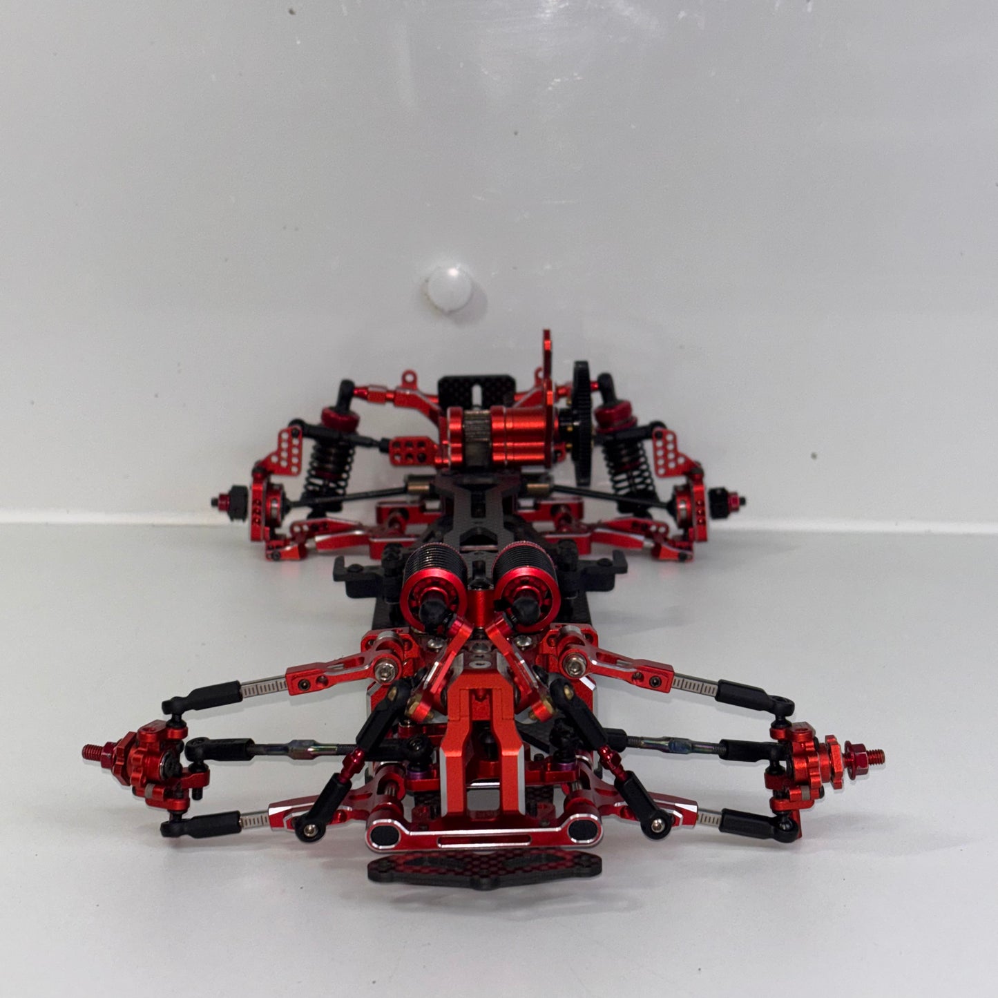 Team AD RD2.0 Red Alloy Chassis Full Hop Up Carbon