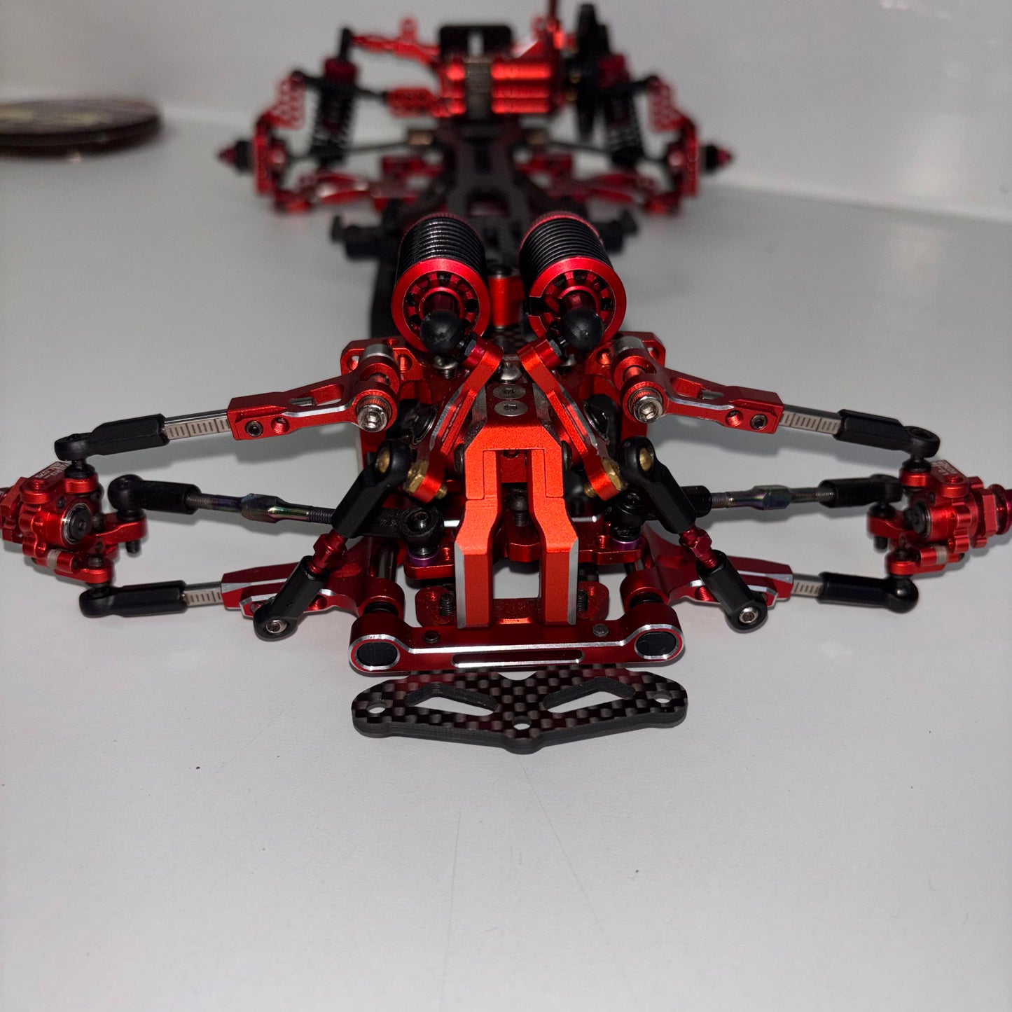 Team AD RD2.0 Red Alloy Chassis Full Hop Up Carbon