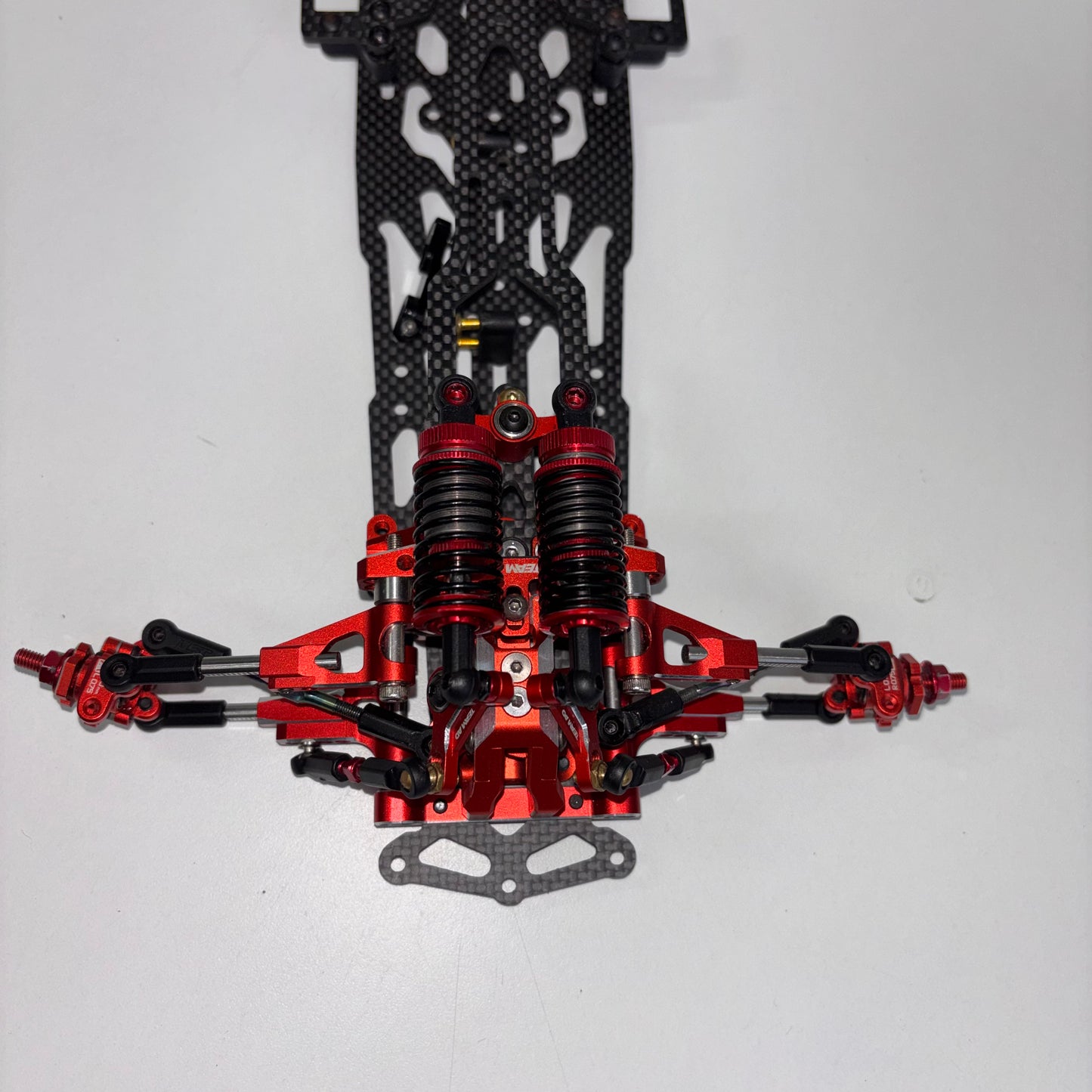 Team AD RD2.0 Red Alloy Chassis Full Hop Up Carbon