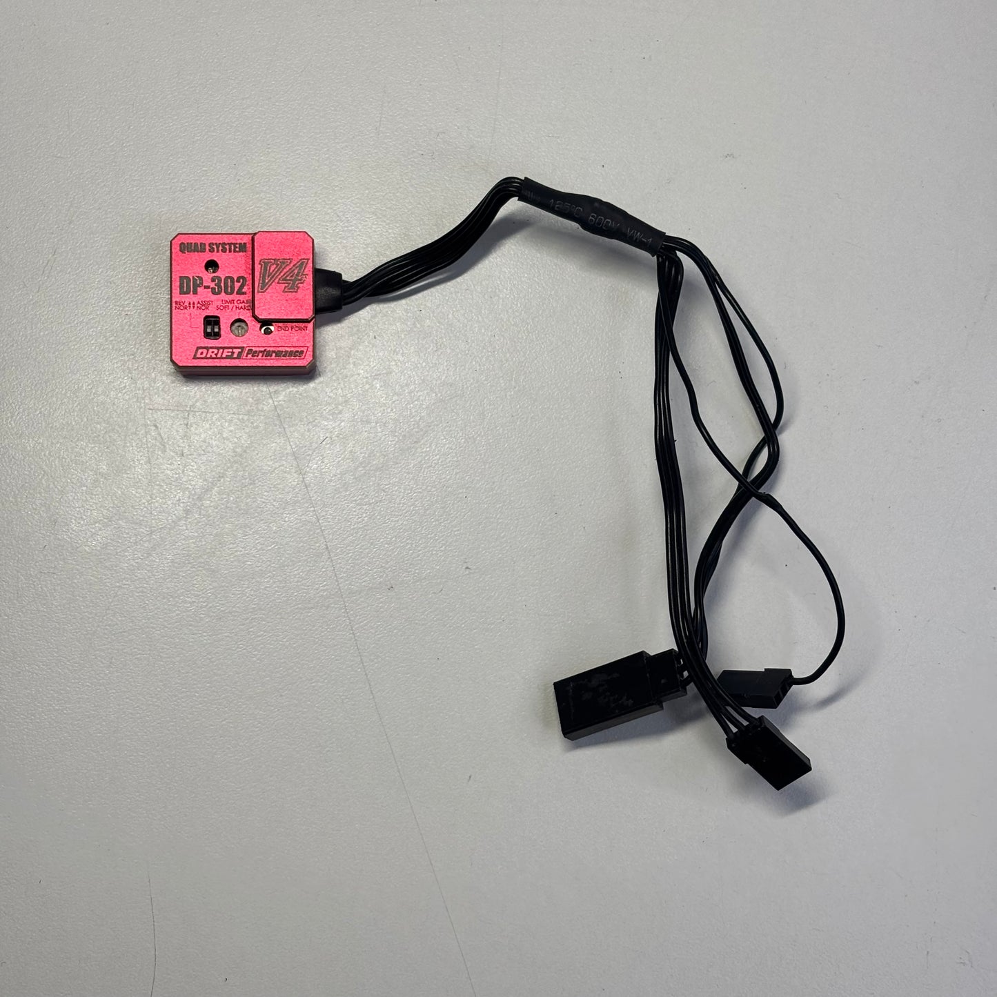 Yokomo V4 Gyro Red Alloy DP-302