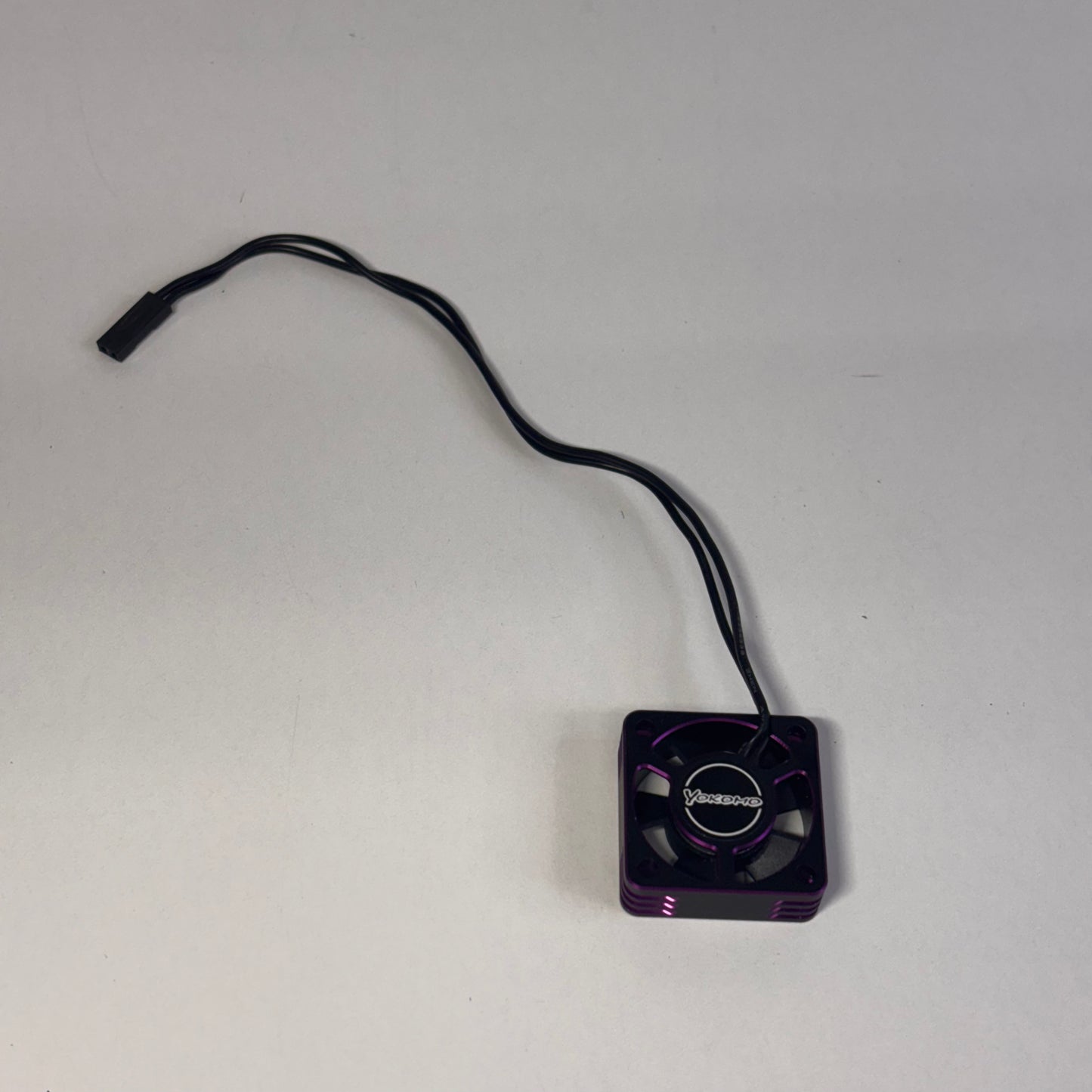 Yokomo Black & Purple Alloy Fan
