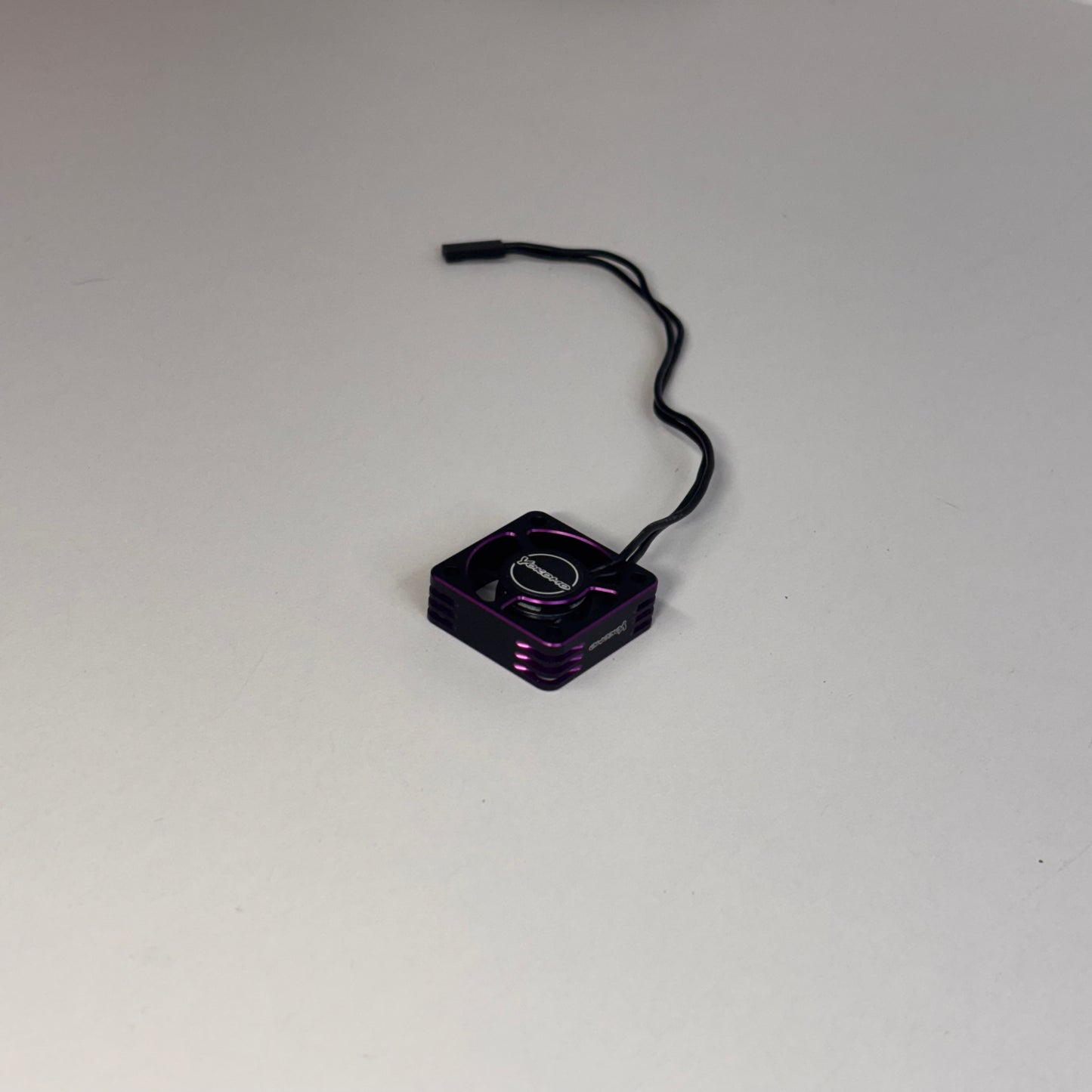 Yokomo Black & Purple Alloy Fan