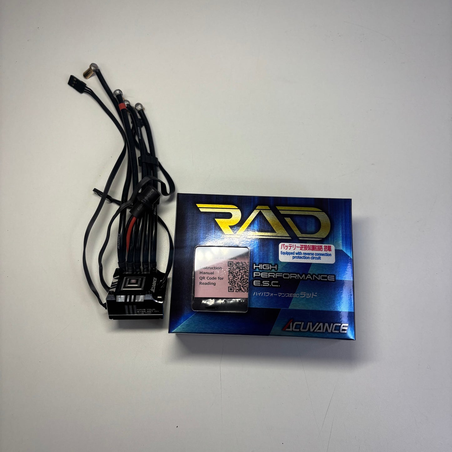 Acuvance Rad Programmable Black Alloy ESC Boxed