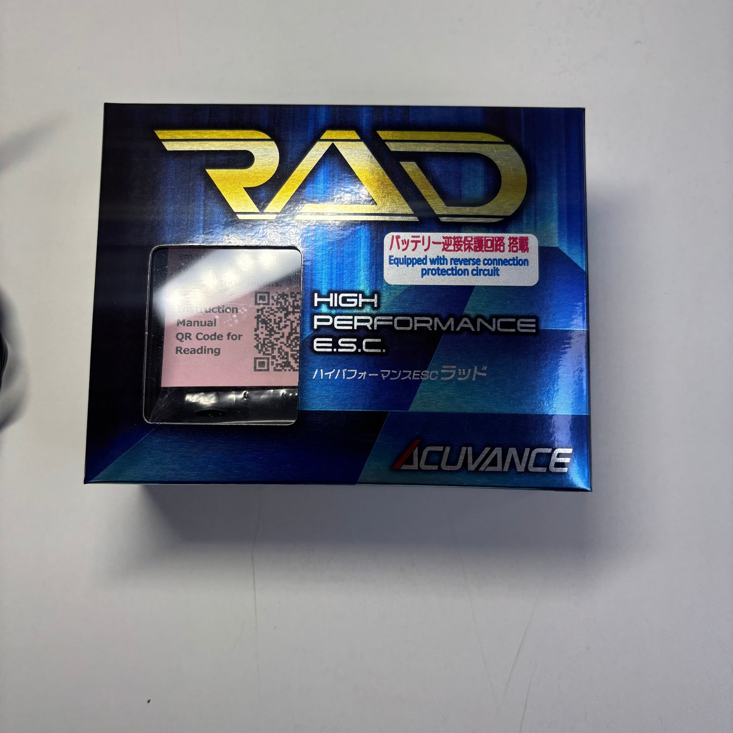 Acuvance Rad Programmable Black Alloy ESC Boxed