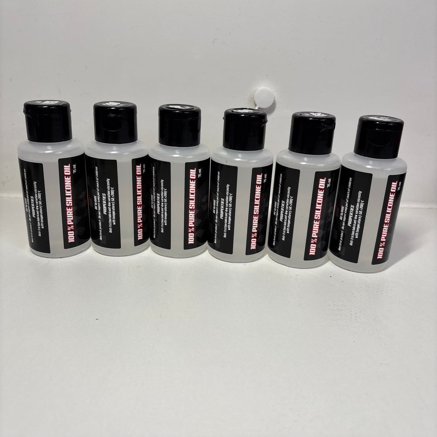 Silicone Oil Set Shocks 150,200,250,300,350,400 6 x Bottle