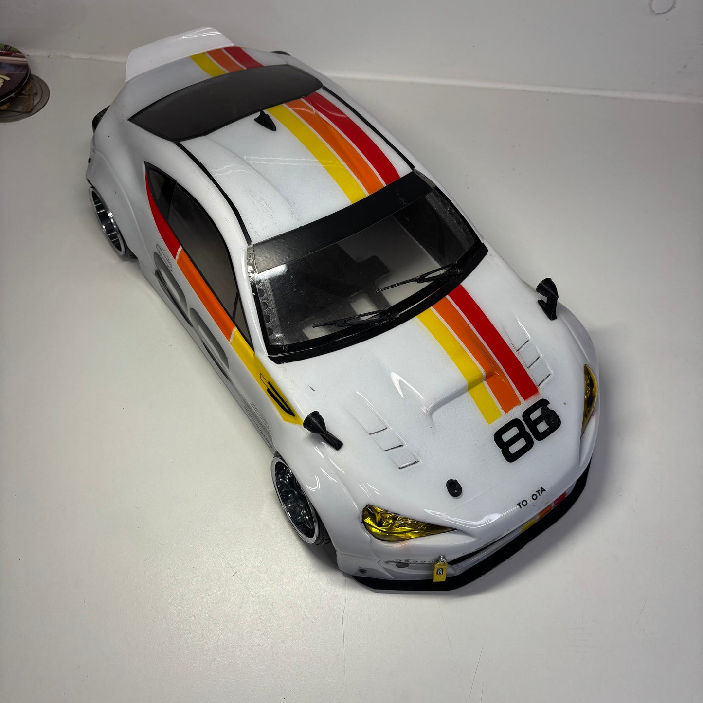 Toyota GT86 White Bodyshell Wide 200mm+