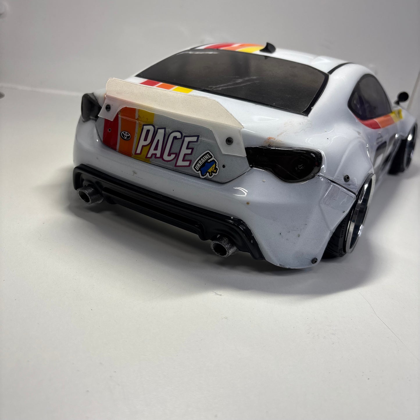 Toyota GT86 White Bodyshell Wide 200mm+
