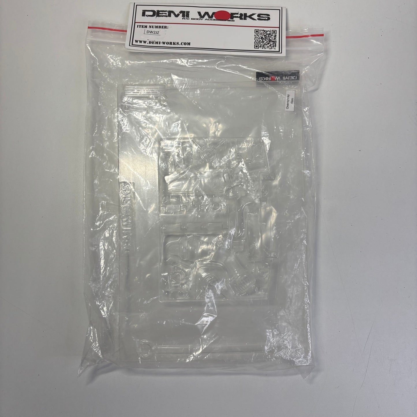 Demi Works Clear Unpainted Engine Bay DW-2JZ