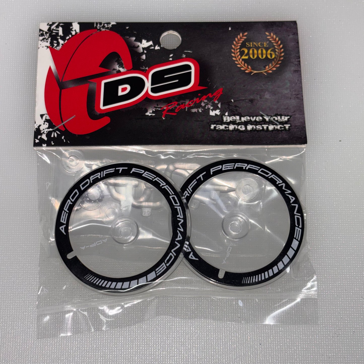 DS Racing ADP-ATB-WF For DE, DF Offset 6,8 Slope Trans Black/White Font- 170