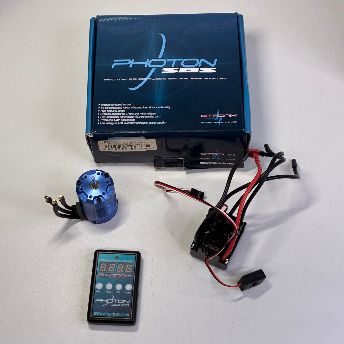 Etronix Photon 2.1FW Combo WI9.OR 4350KV Motor 45A.ESC