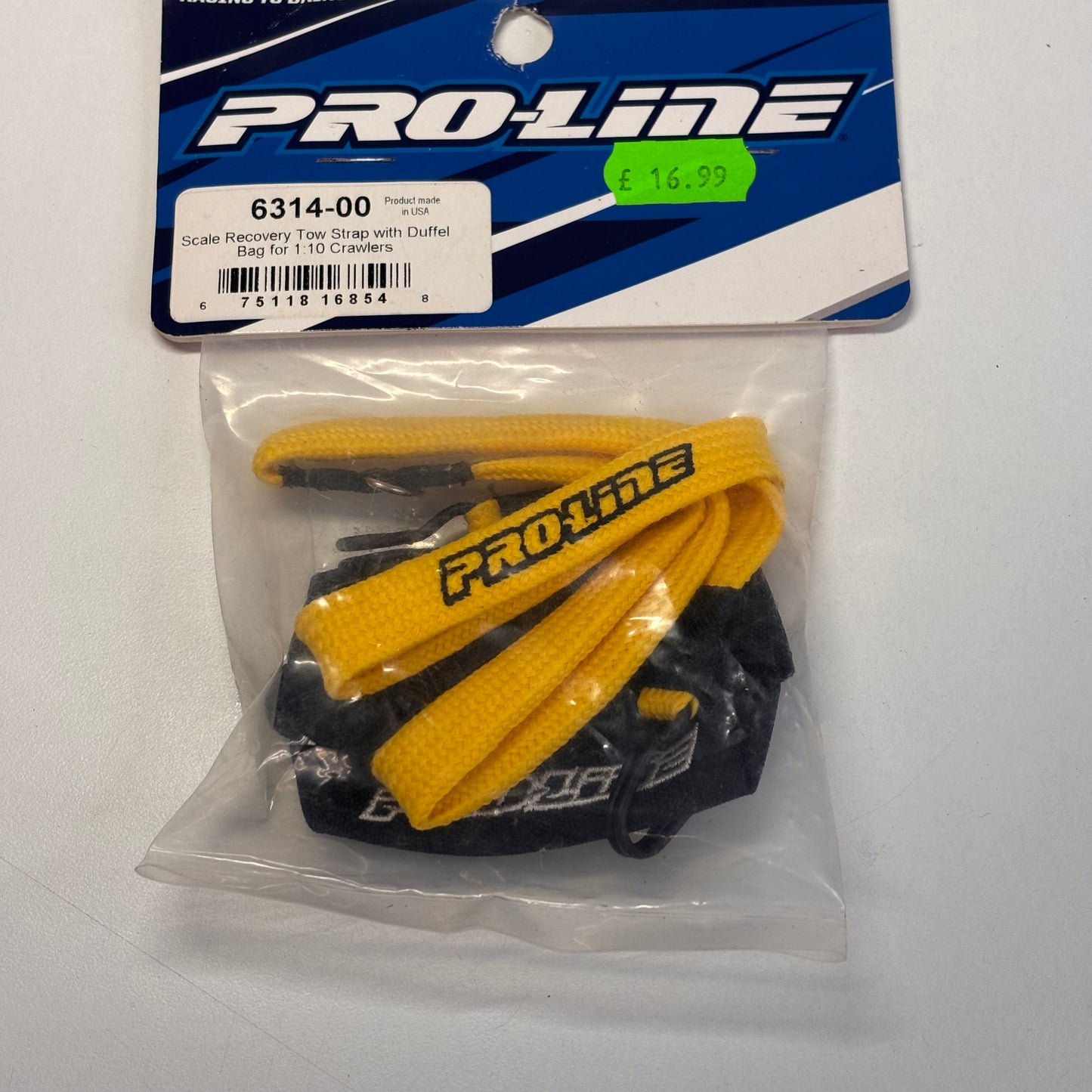 Pro-Line 6314-00 Scale RecoveryTow Strap With Duffel Bag For Crawlers