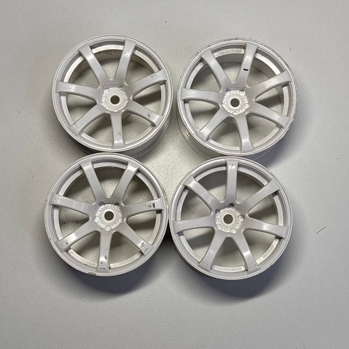 Overdose Work XT7 White Wheels Offset 5/7