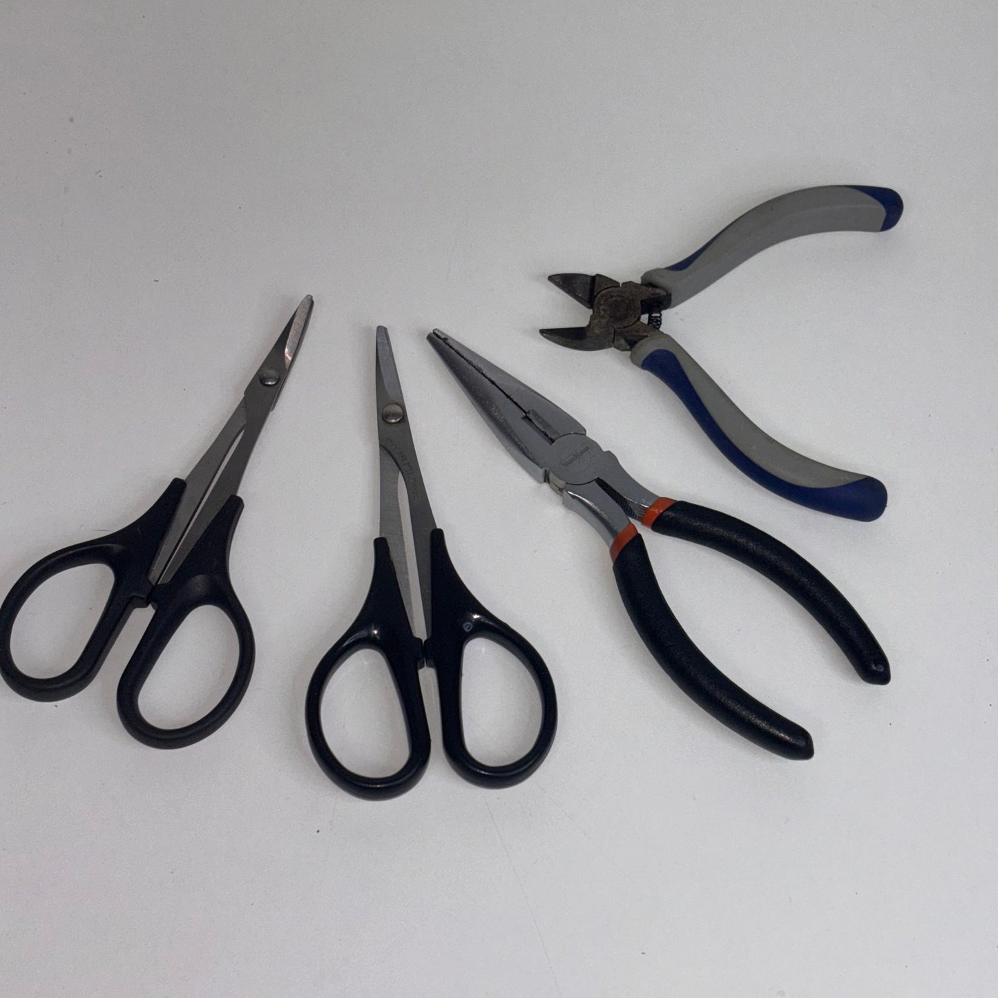 Curved Scissor Long Nose Pliers & Wire Cutters Set