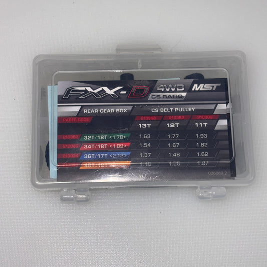 MST FXX-D Rear Gear Box CS Gear Set Assorted & Case