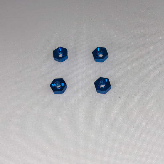 Blue 12mm Wheel Hex 6mm