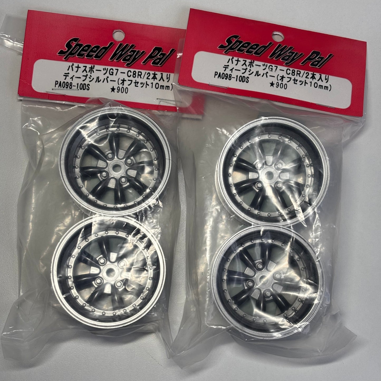 Speed Way Pal Wheels New PA098 10DS Panasport G7 C8R Matt Offset 10