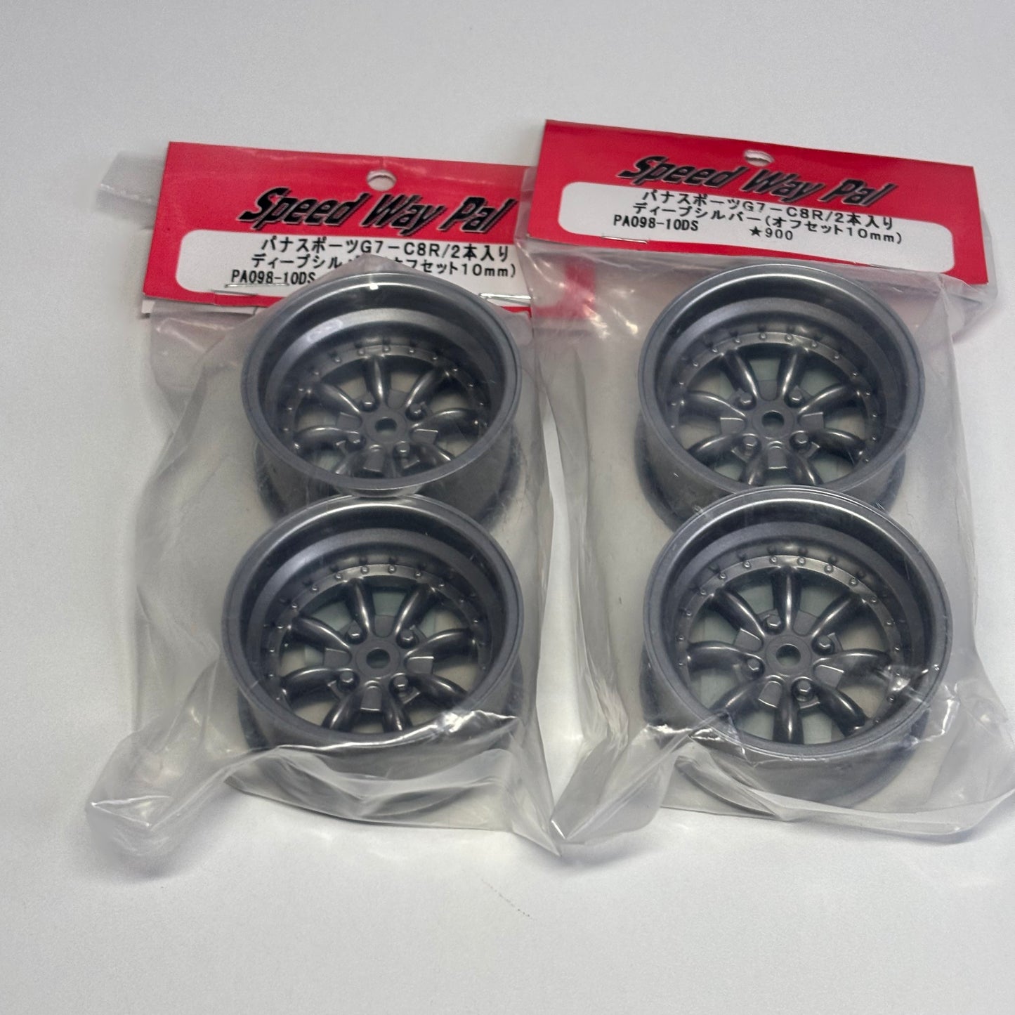 Speed Way Pal Wheels New PA098 10DS Panasport G7 C8R Matt Offset 10