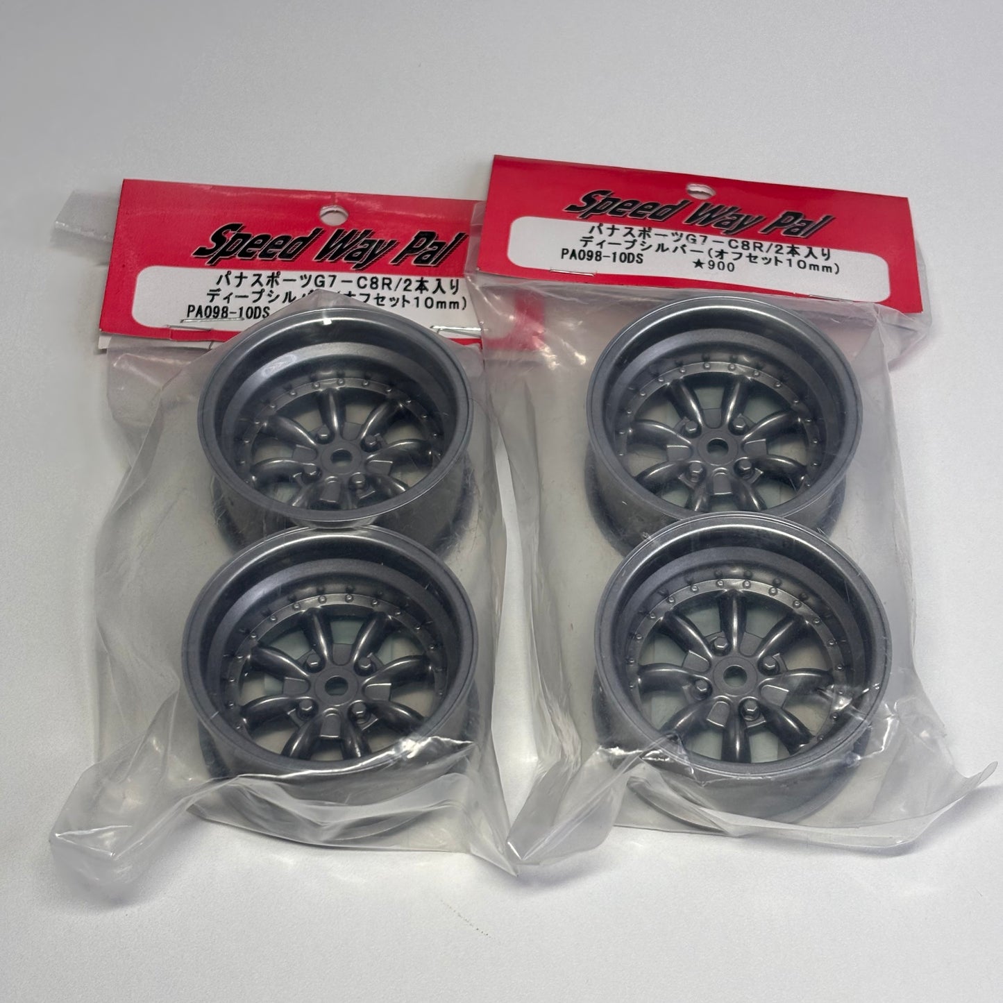 Speed Way Pal Wheels New PA098 10DS Panasport G7 C8R Matt Offset 10