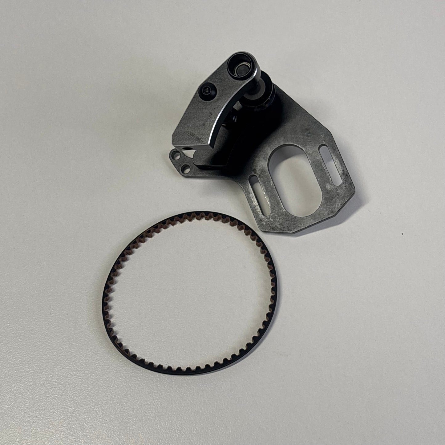 Overdose Type 1 Rear Drive Motor Mount Black Alloy Shaft Belt
