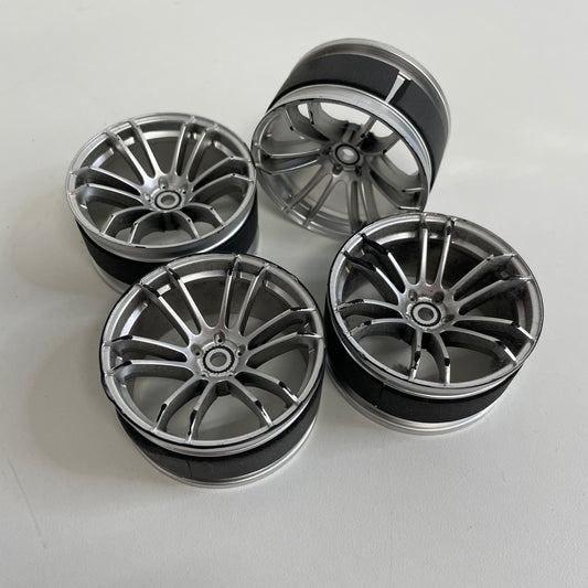 MST 5mm Offset Silver Wheels