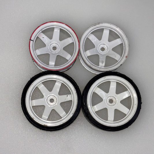 White Wheels Offset 6mm