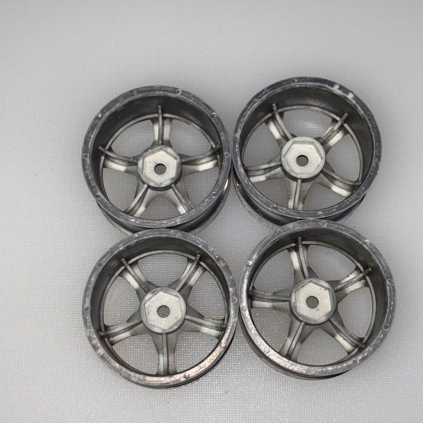 Silver/ Black Wheels