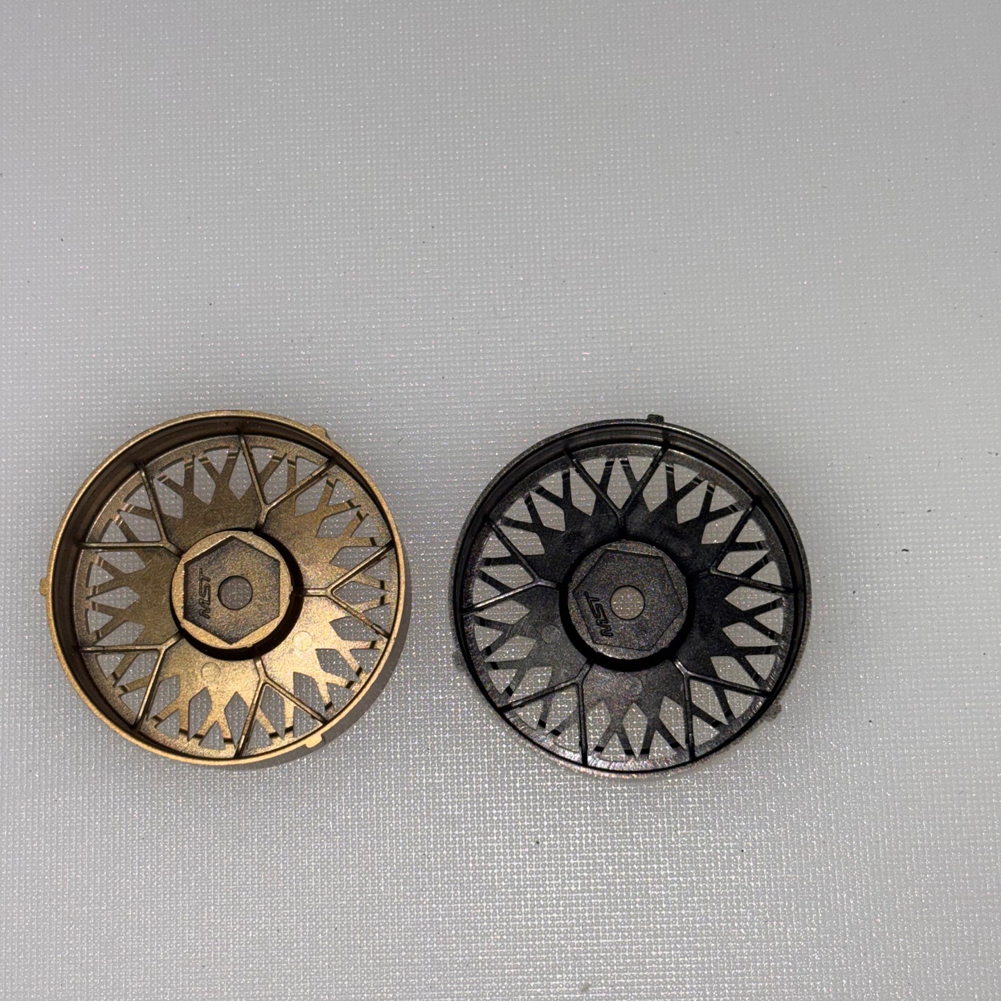 2 x Bronze MST Wheel Faces