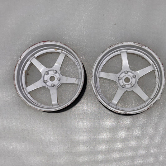 2 x MST White Wheels