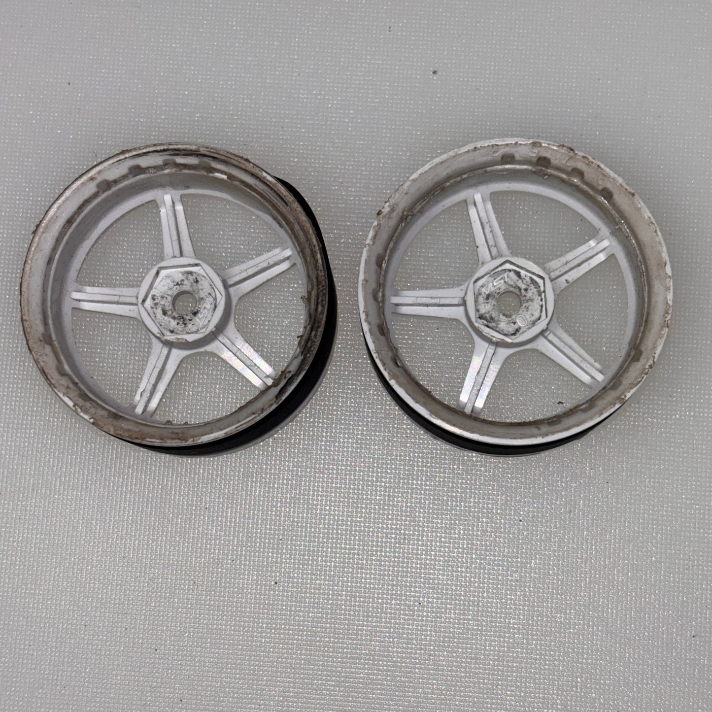2 x MST White Wheels