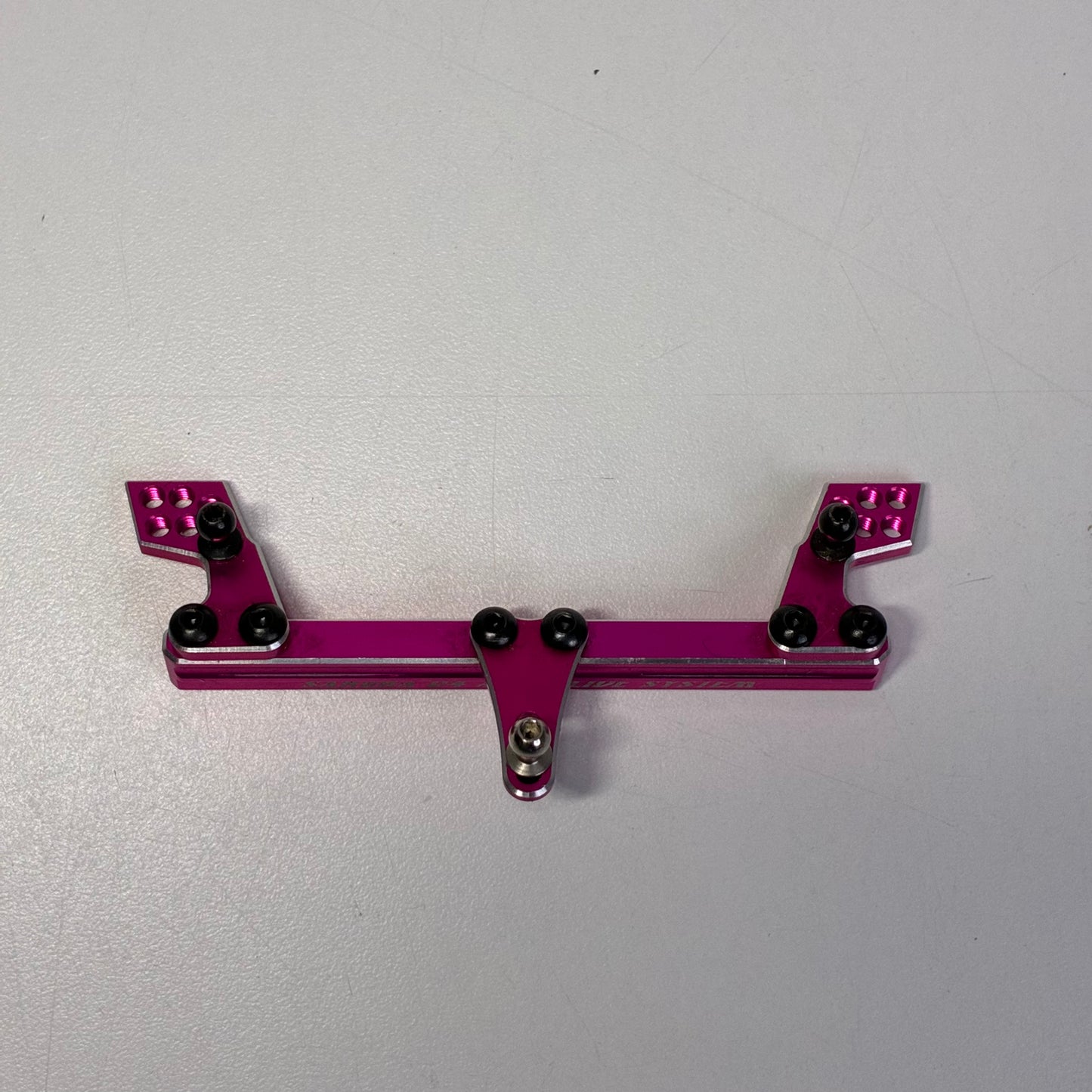 3 Racing Sakura Pink Alloy Slide Rack