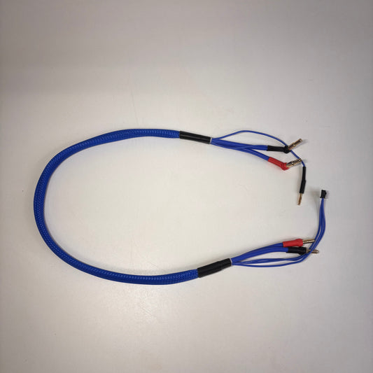 Blue Charging 4mm Bullet to 4/5mm Bullet Battery Cable