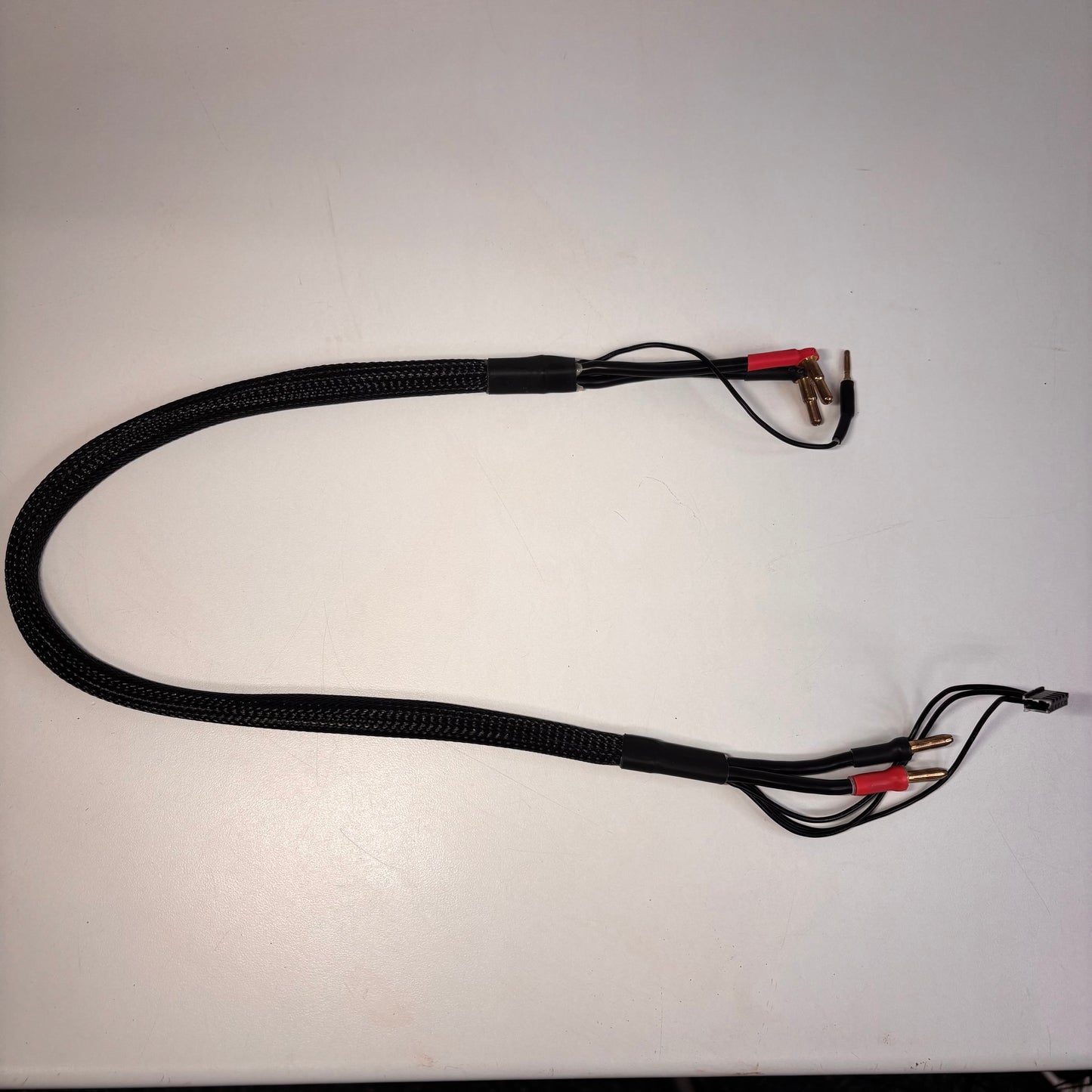Black Charger 4mm Bullets to 4/5mm Battery Cable