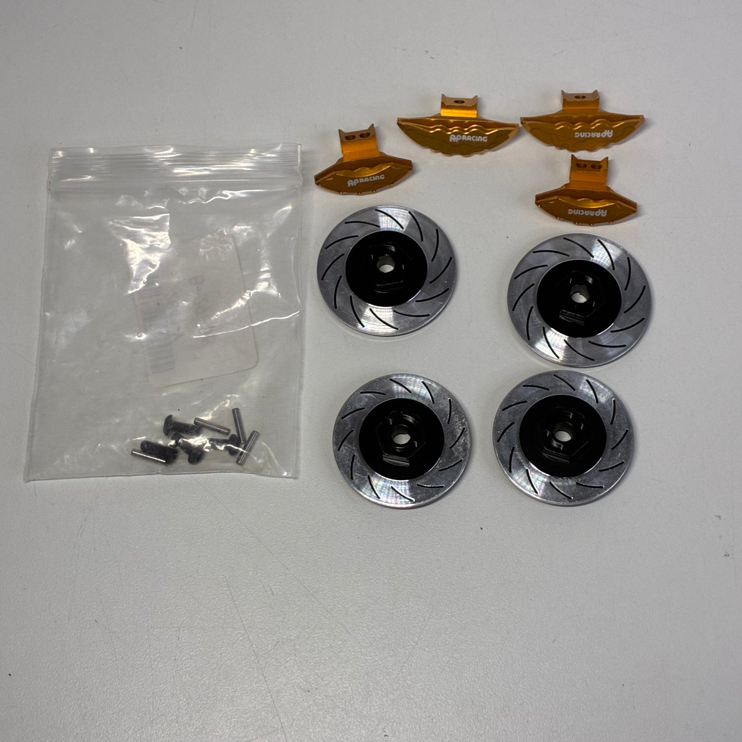 AP Racing Gold Black Alloy Discs and Calipers