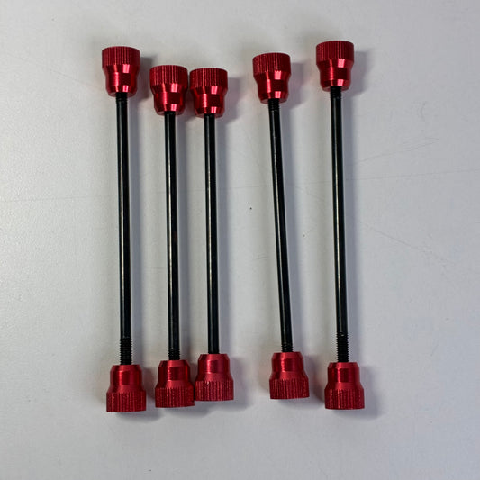 Red Alloy Wheel Holders