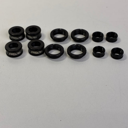 RC926 Shock Dress Up Kit Black Alloy