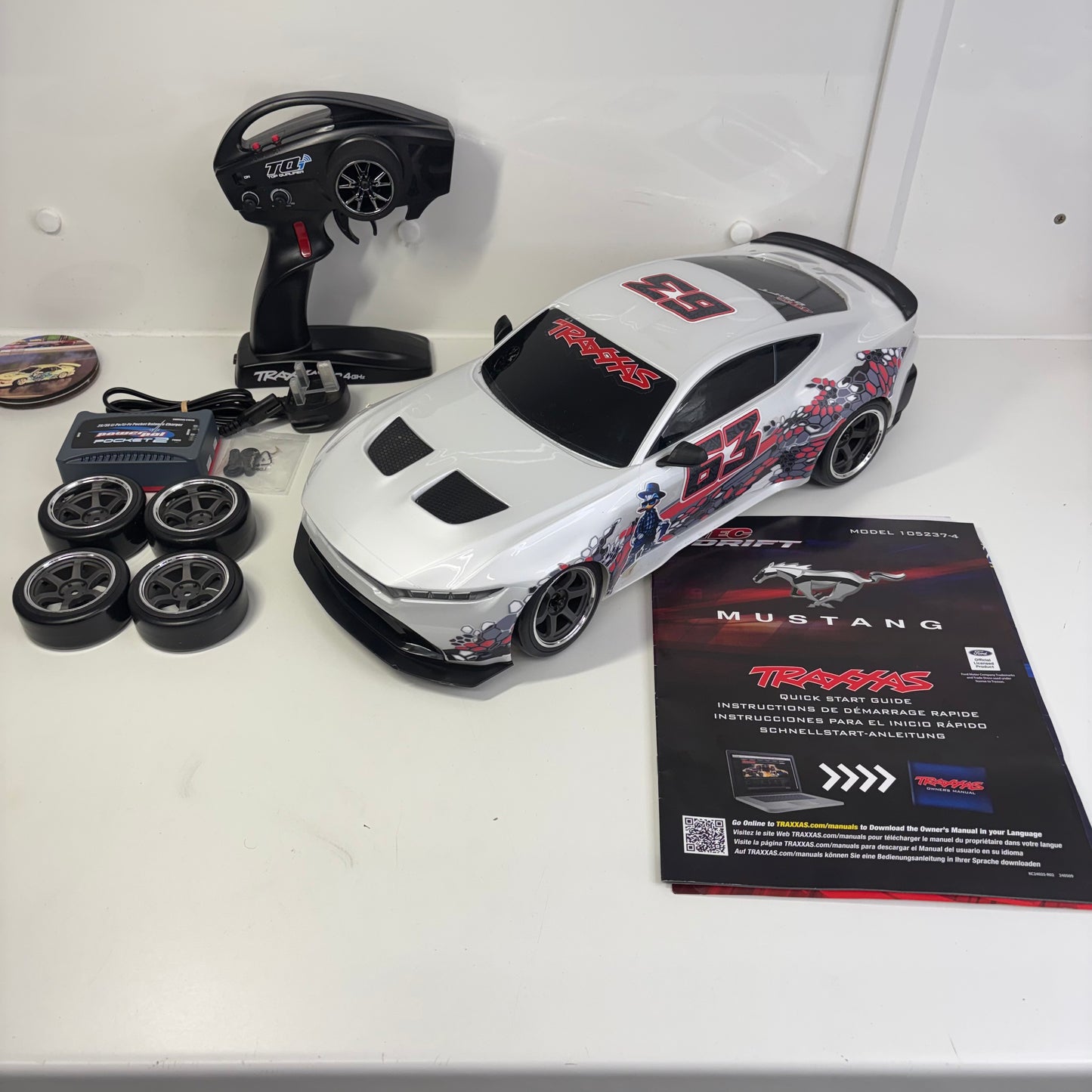 Traxxas 4Tec Drift Mustang Ready To Run Handbrake