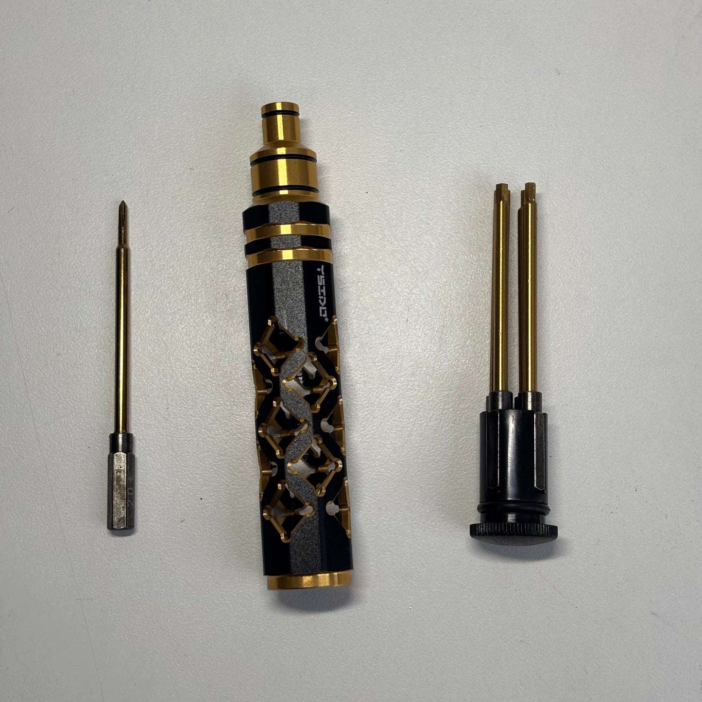 Gold & Black Alloy Tool 1.5-3.0 Allen & Cross Head