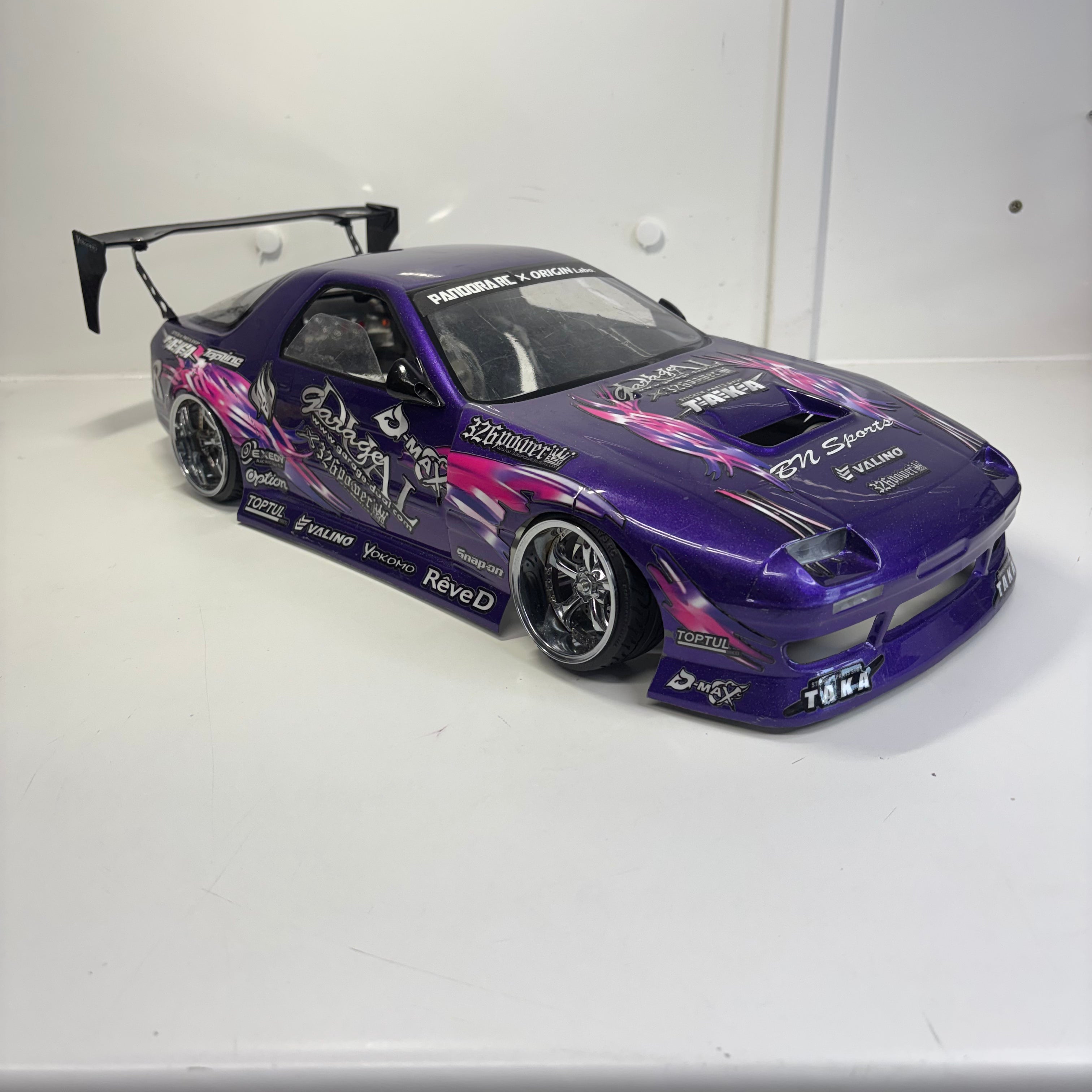 D Like Mazda RX7 FC3S Purple Drift Bodyshell – Big Licks RC