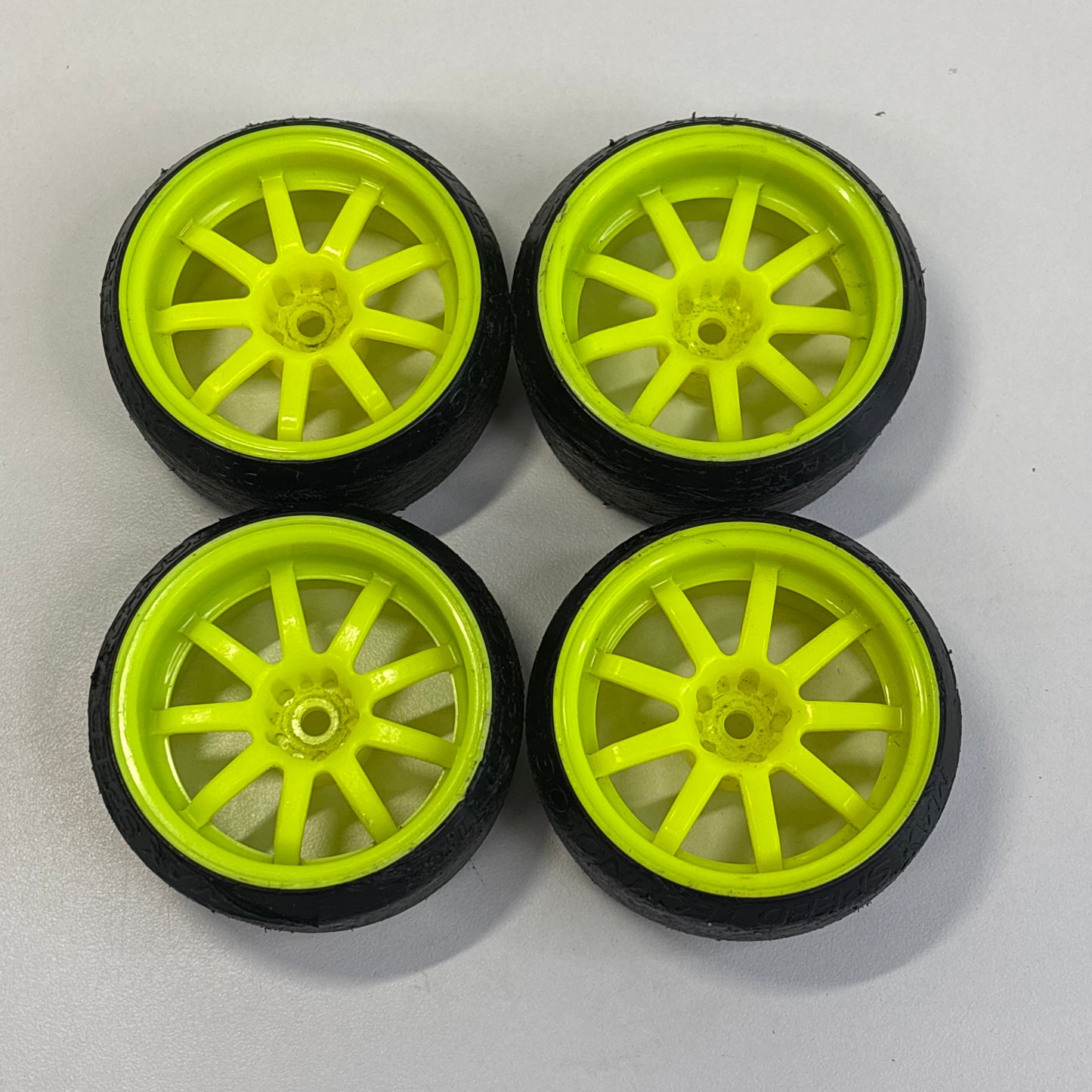Speed Way Pal Wheels? & Out Door Tyres Yellow Offset 6/7