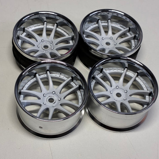 Lab White Chrome Wheels Offset 8