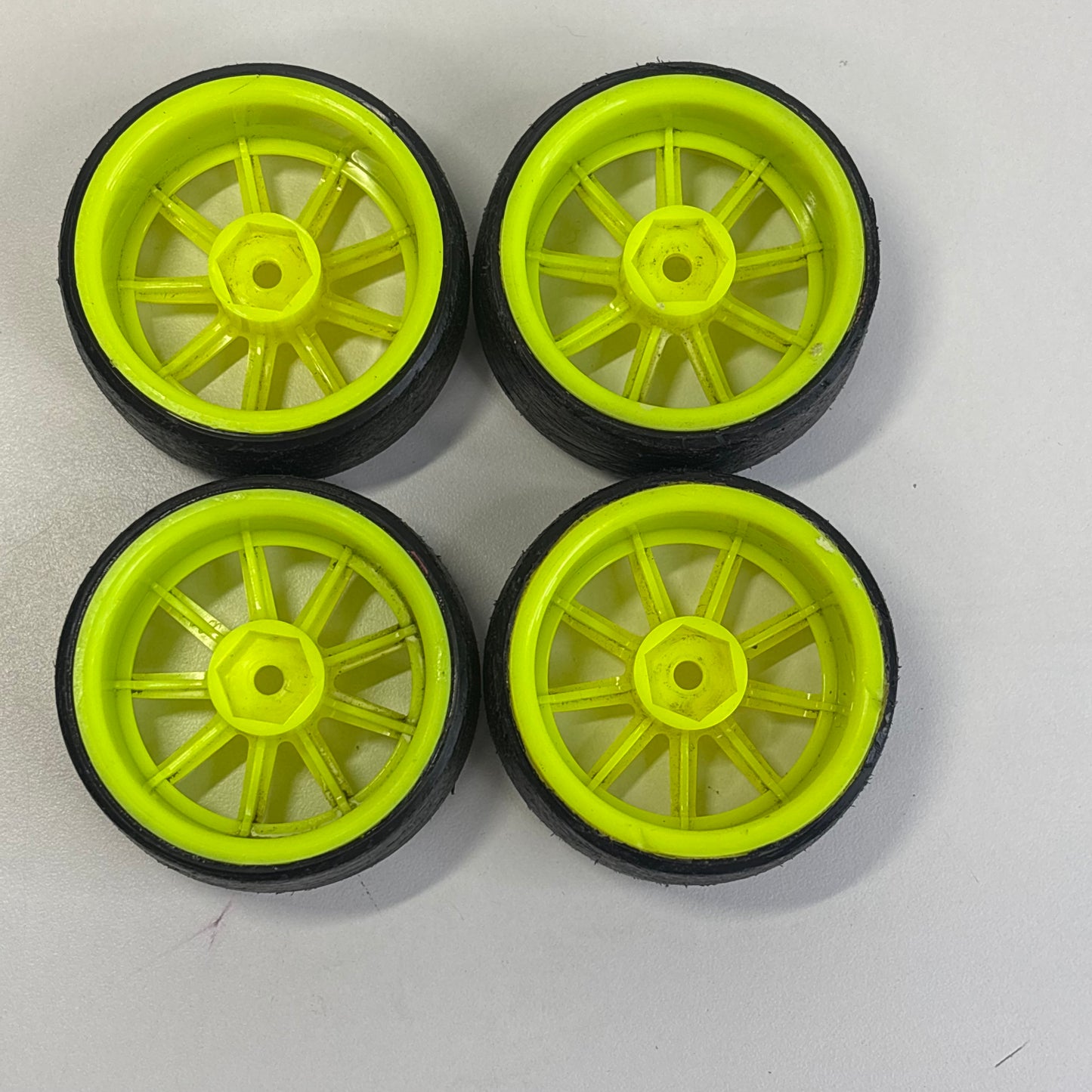 Speed Way Pal Wheels? & Out Door Tyres Yellow Offset 6/7