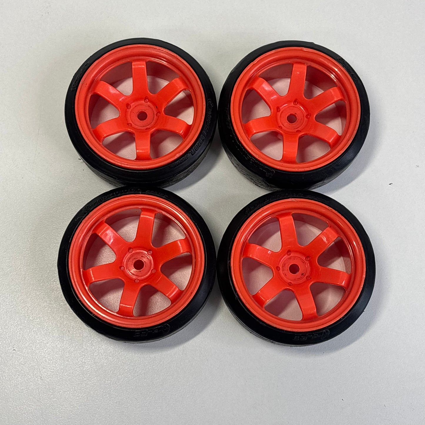 Speed Way Pal Wheels? & Out Door Tyres Orange Offset 5/6