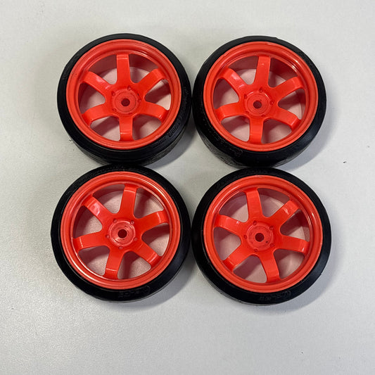 Speed Way Pal Wheels? & Out Door Tyres Orange Offset 5/6