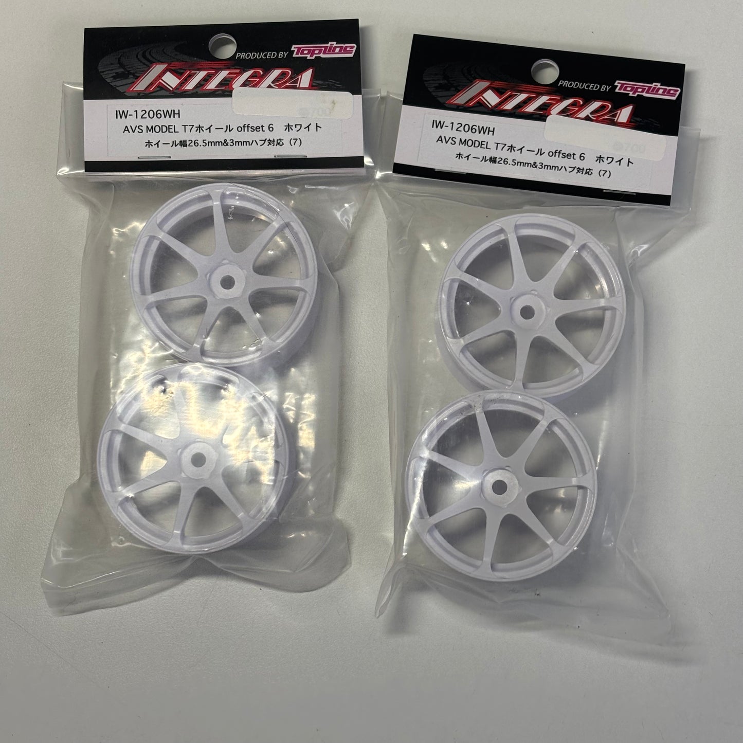 Integra Wheels 26.5mm Offset 6mm White