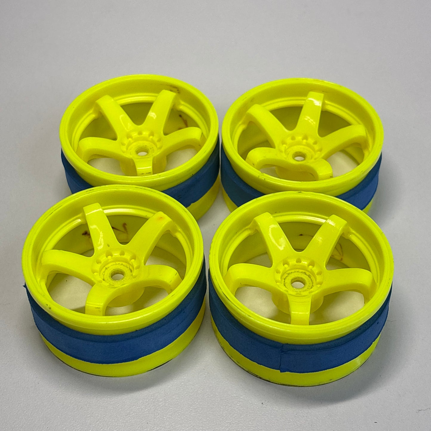 Topline Yellow Wheels Offset 6mm