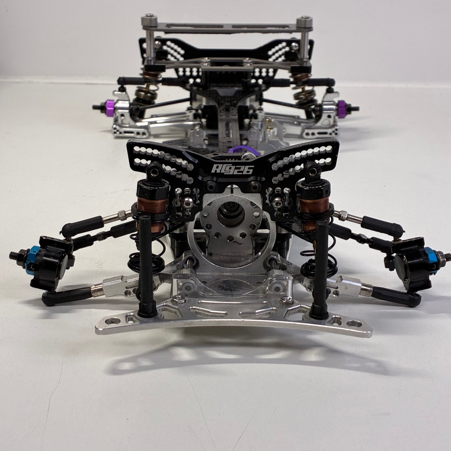 Wrap Up Next FRD RWD Front Motor Full Alloy Carbon Chassis