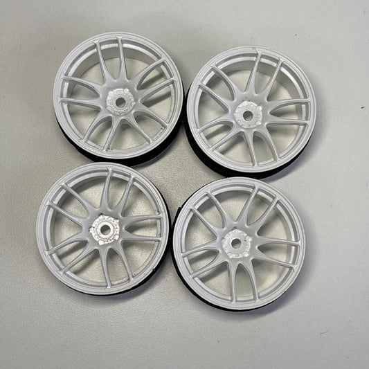 Overdose White Work Emoticon Wheels Offset 7 Spec R
