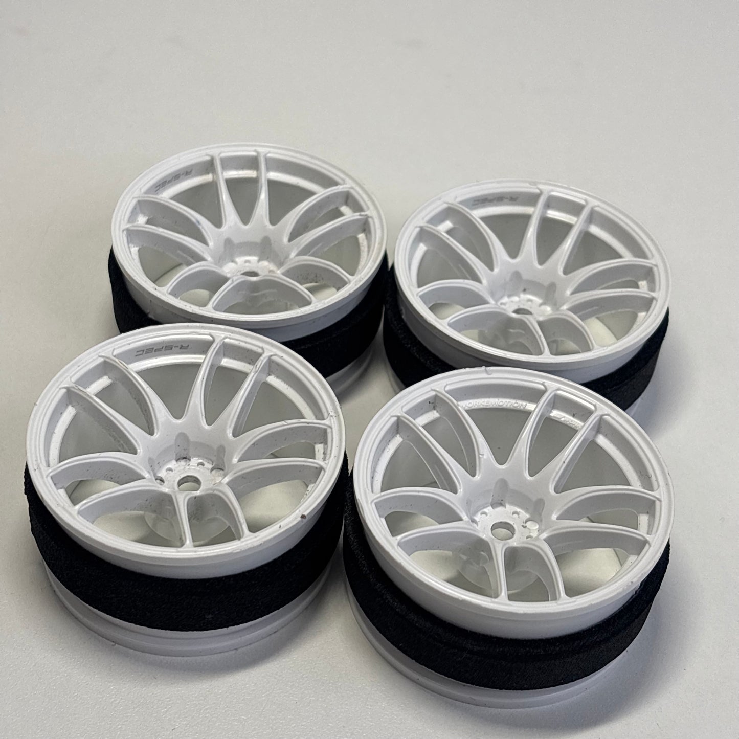 Overdose White Work Emoticon Wheels Offset 7 Spec R