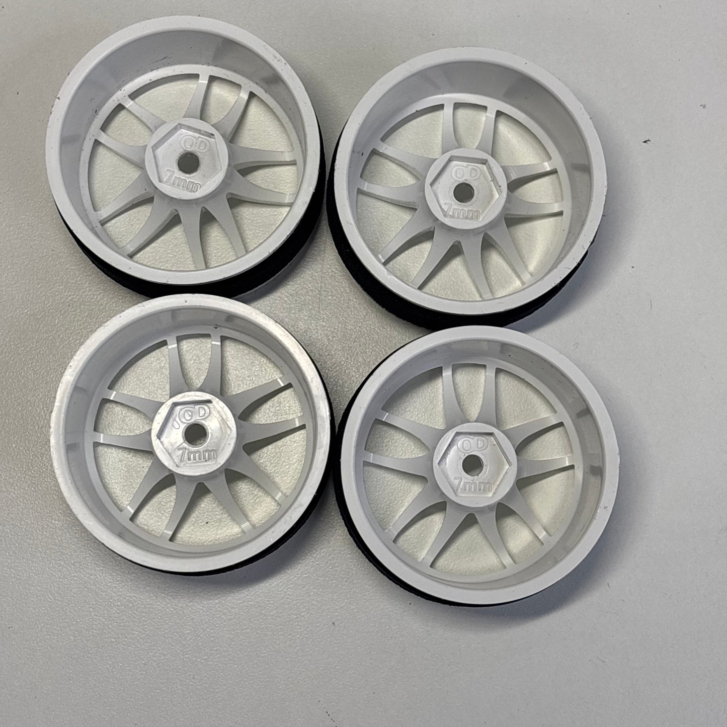 Overdose White Work Emoticon Wheels Offset 7 Spec R