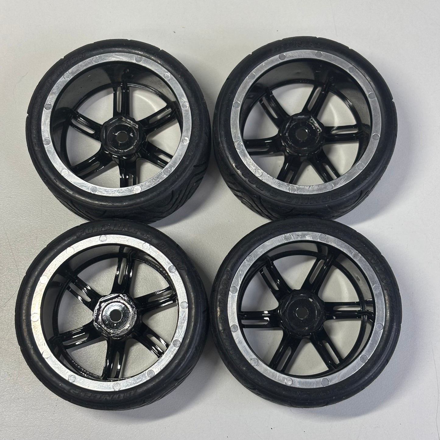 Chrome & Black Wheels And Tyres Offset 4-5mm